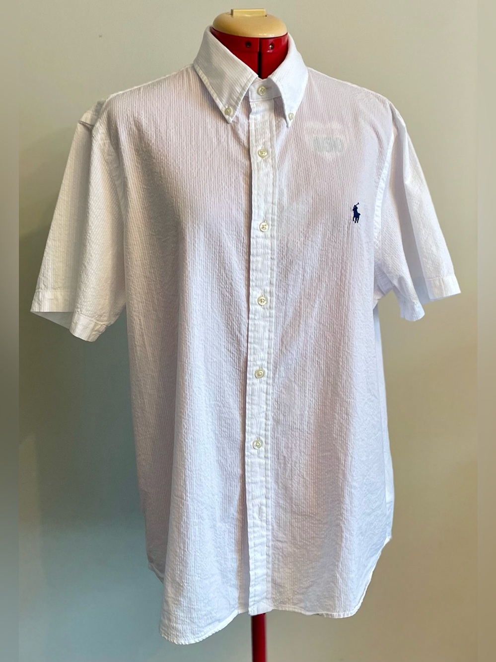 Polo Ralph Lauren - all cotton short sleeve button up shirt Size Large